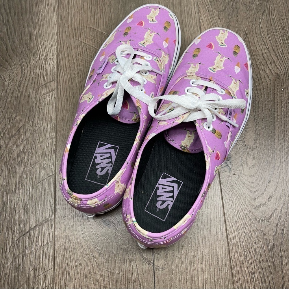 VANS Pool Vibes Dog African Violet Skateboarding Shoes Size 9.5 Women, 8 Men - Picture 7 of 10